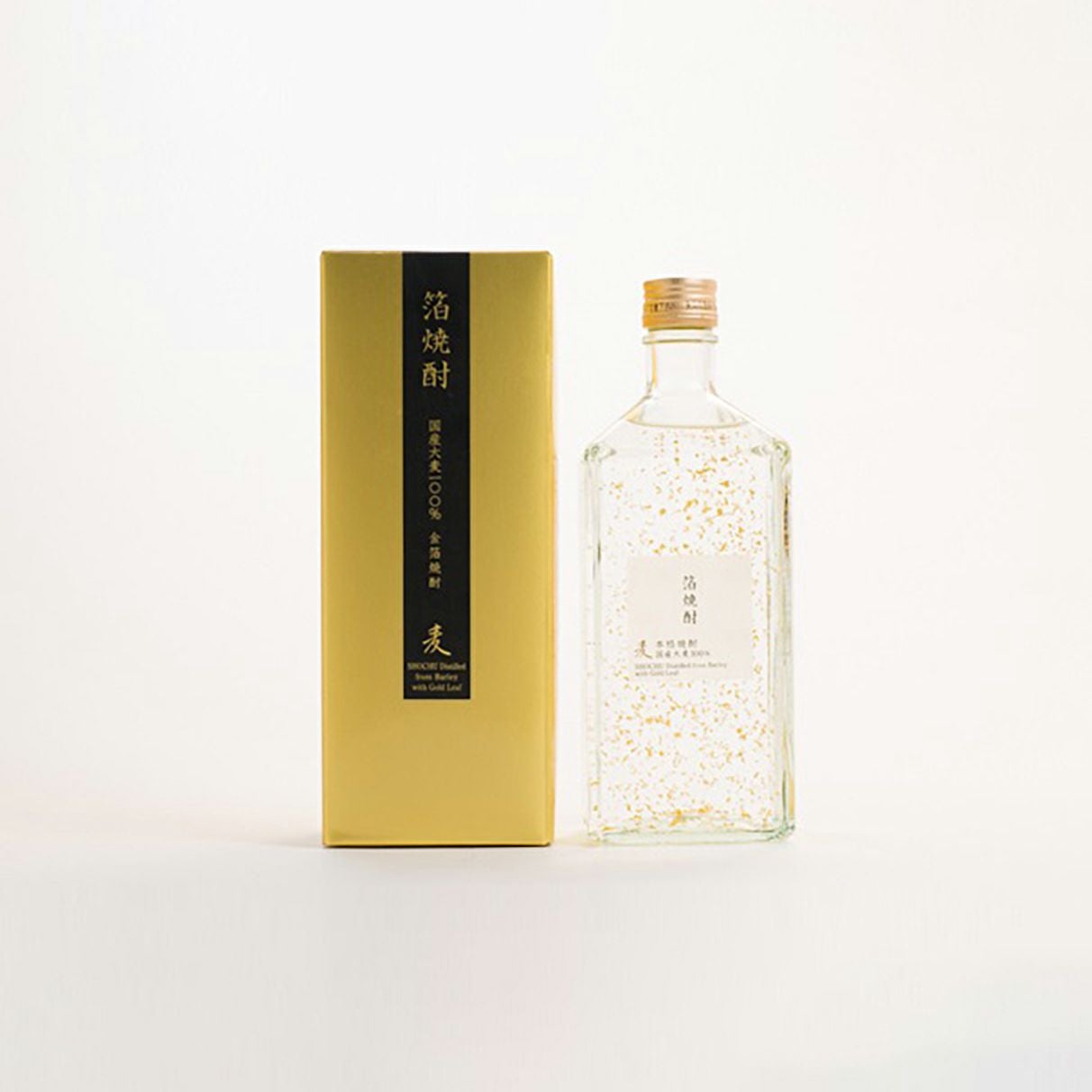 箔焼酎と黄金のおかきセット | 箔座オンラインショップ